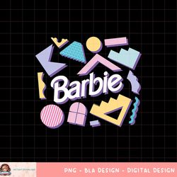 Barbie Logo Pastel 80 s Shapes png, sublimation copy
