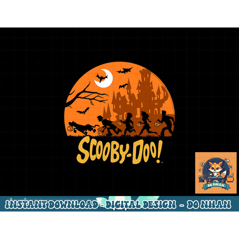 Scooby-Doo The Gang Halloween Silhouette Logo png, sublimation copy.jpg