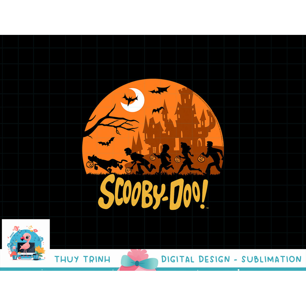 Scooby-Doo The Gang Halloween Silhouette Logo png, sublimation copy.jpg