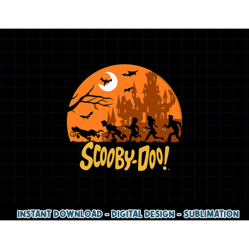 Scooby-Doo The Gang Halloween Silhouette Logo png, sublimation copy.jpg