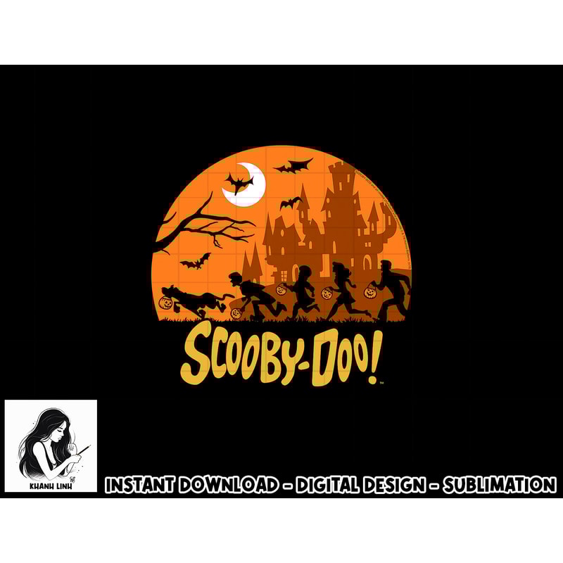 Scooby-Doo The Gang Halloween Silhouette Logo png, sublimation copy.jpg