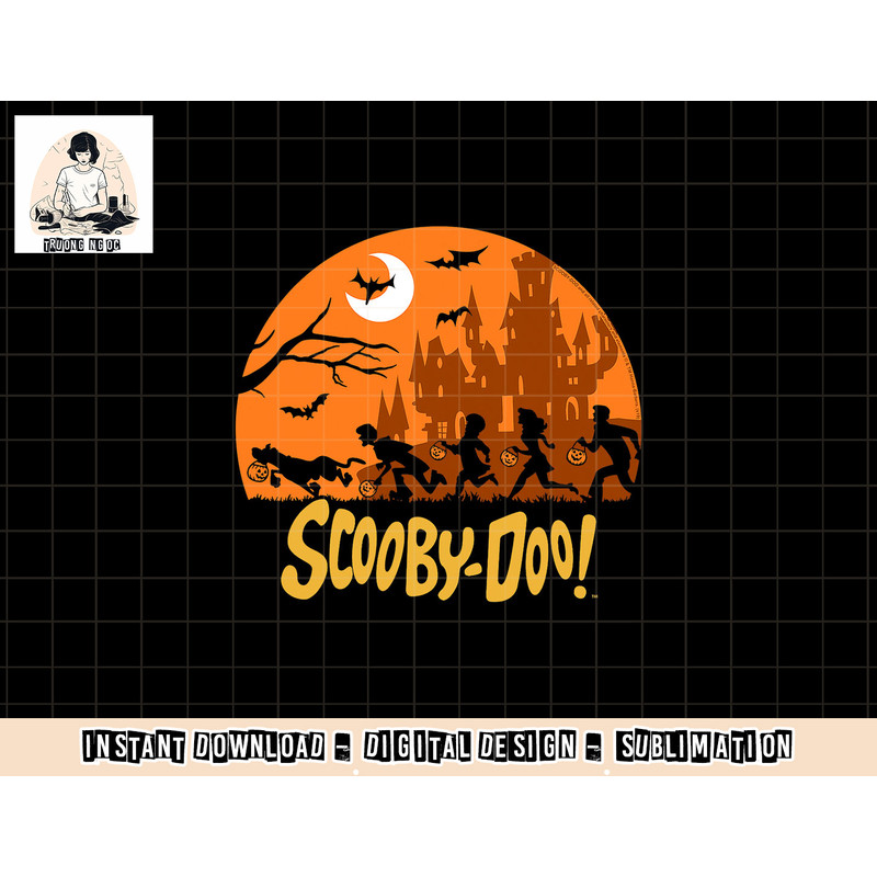 Scooby-Doo The Gang Halloween Silhouette Logo png, sublimation copy.jpg