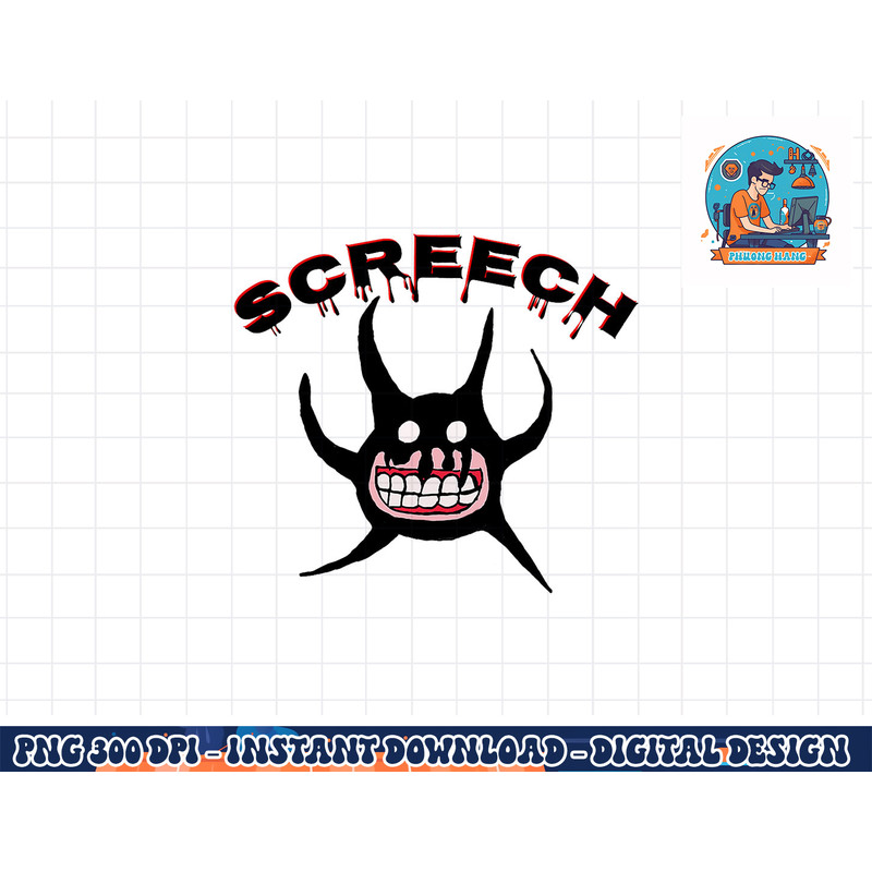 Screech Horror Game Doors Monster for Kids & Fans png, sublimation copy.jpg