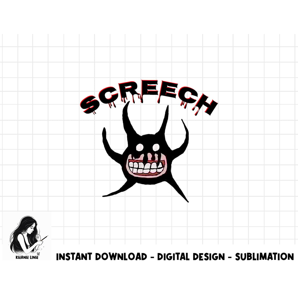 Screech Horror Game Doors Monster for Kids & Fans png, sublimation copy.jpg