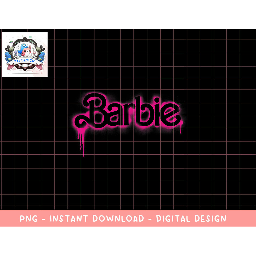 Barbie Logo Spray paint png, sublimation copy.jpg