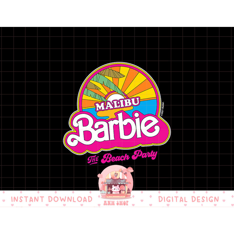 Barbie Malibu Beach Party png, sublimation copy.jpg