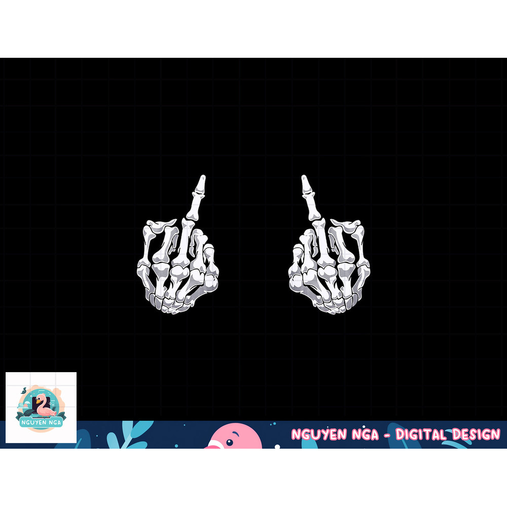 Skeleton Hand Halloween Bones Middle Finger Skull Men Women png, sublimation copy.jpg