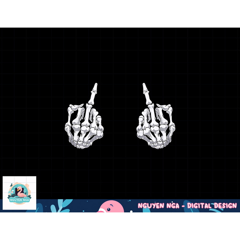Skeleton Hand Halloween Bones Middle Finger Skull Men Women png, sublimation copy.jpg