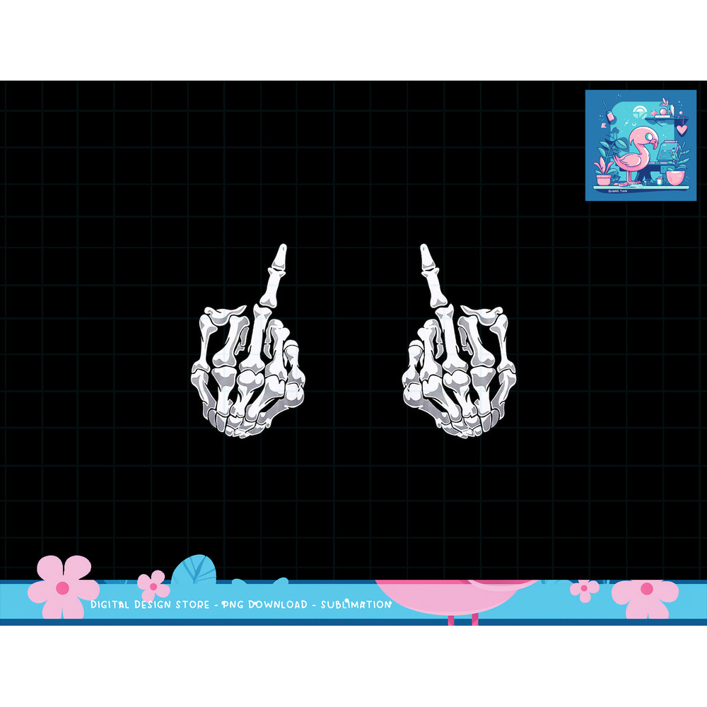 Skeleton Hand Halloween Bones Middle Finger Skull Men Women png, sublimation copy.jpg