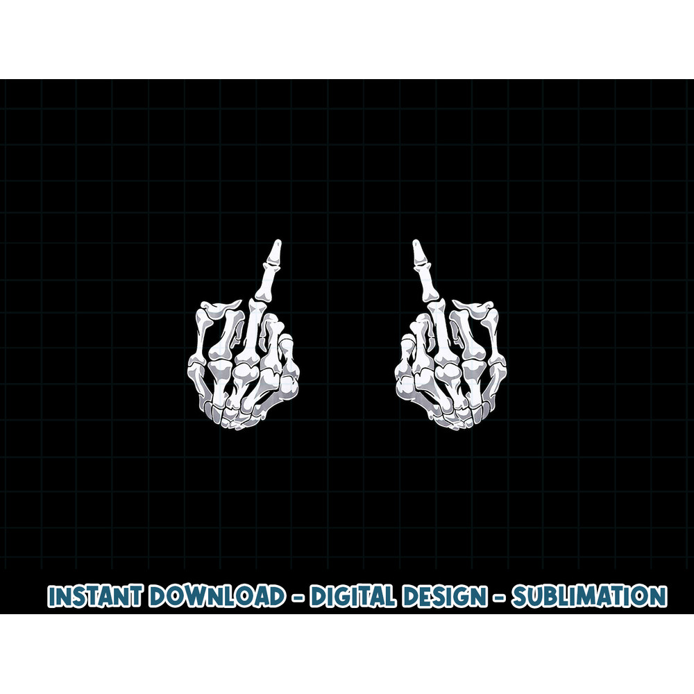 Skeleton Hand Halloween Bones Middle Finger Skull Men Women png, sublimation copy.jpg
