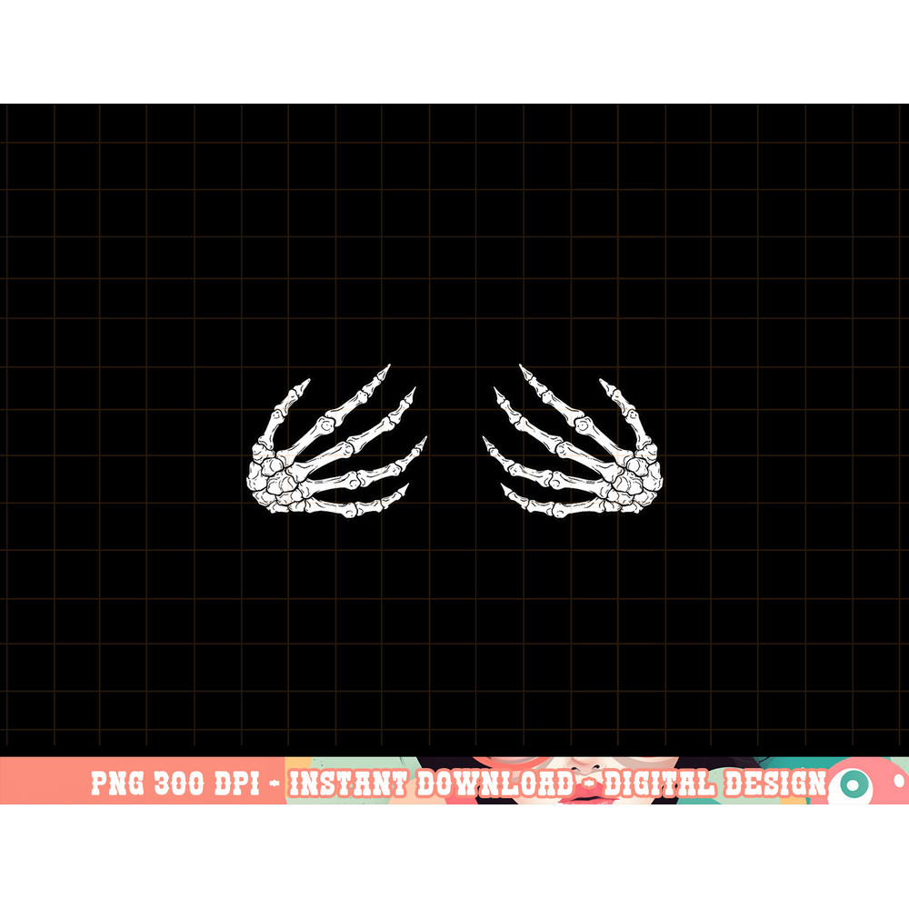 Skeleton Hands Women - Spooky Halloween - Rock Band tees png, sublimation copy.jpg