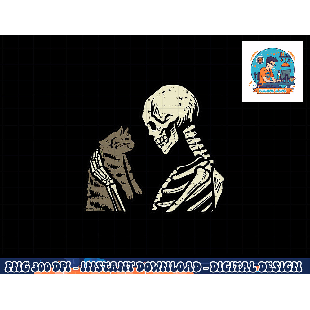 Skeleton Holding Cat Funny Halloween Skull Men Women Kids png, sublimation copy.jpg