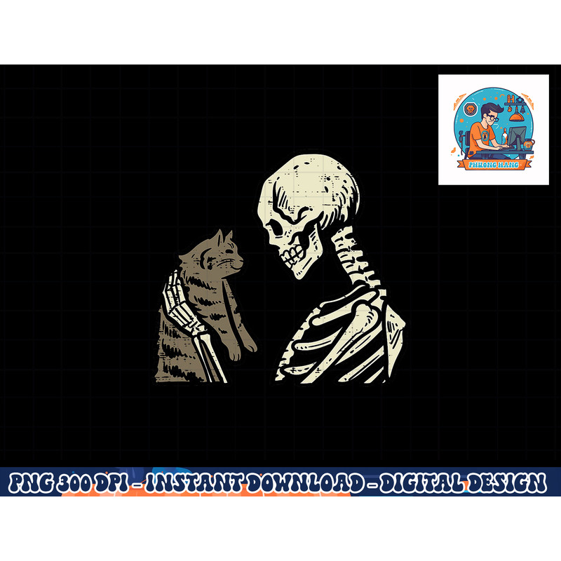 Skeleton Holding Cat Funny Halloween Skull Men Women Kids png, sublimation copy.jpg