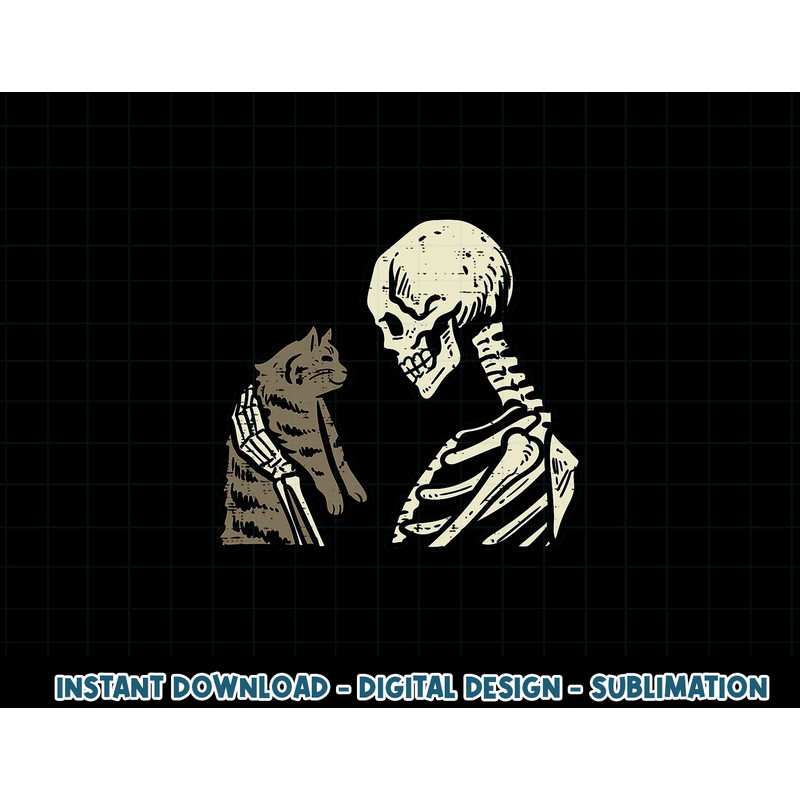 Skeleton Holding Cat Funny Halloween Skull Men Women Kids png, sublimation copy.jpg