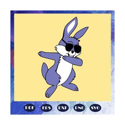 dabbing bunny svg, easter svg, for boy easters svg, bunny svg, easter day svg, files for silhouette, files for cricut, s
