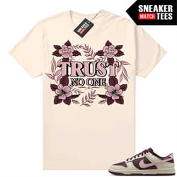 sb dunks valentines day sneaker match tees sail 'floral trust no one'