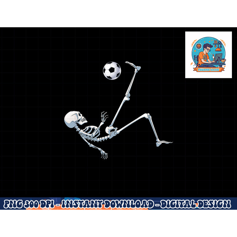 Skeleton Soccer Football Halloween T Shirt Costume Gifts Tee copy.jpg