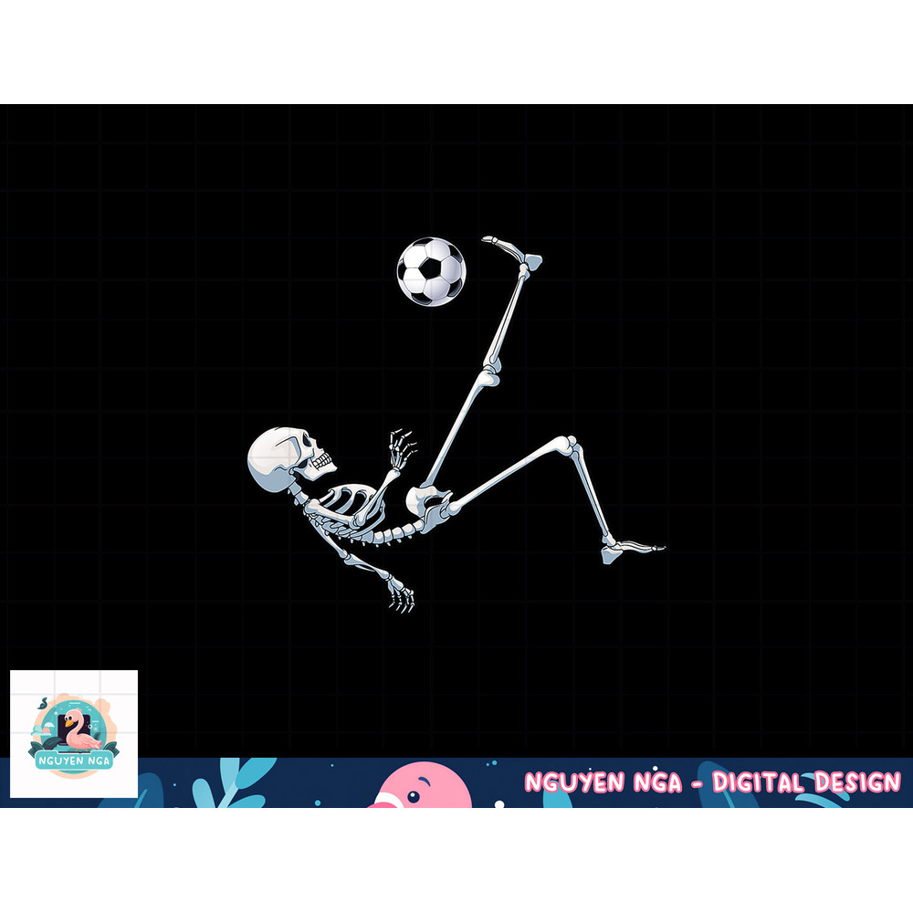 Skeleton Soccer Football Halloween T Shirt Costume Gifts Tee copy.jpg