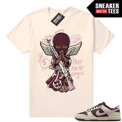 SB Dunks Valentines Day Sneaker Match Tees Sail 'Pray for my Enemies'