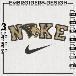 Nike Lindenwood Lions Embroidery Designs, NCAA Embroidery Files, NCAA Lindenwood Lions Machine Embroidery Files
