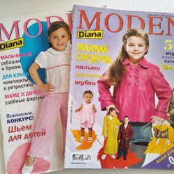 Diana MODEN Kids set 2 magazines 2 /10, 2/11 Russian language