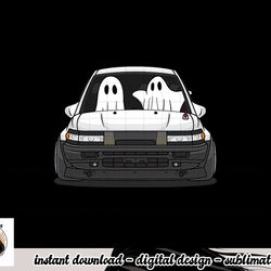 spooky halloween jdm hachiroku 86 ghost levin coupe png, sublimation copy