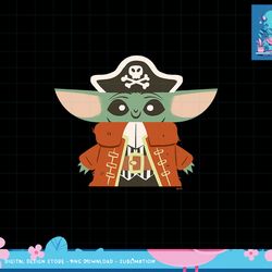 star wars grogu the mandalorian halloween pirate costume png, sublimation copy