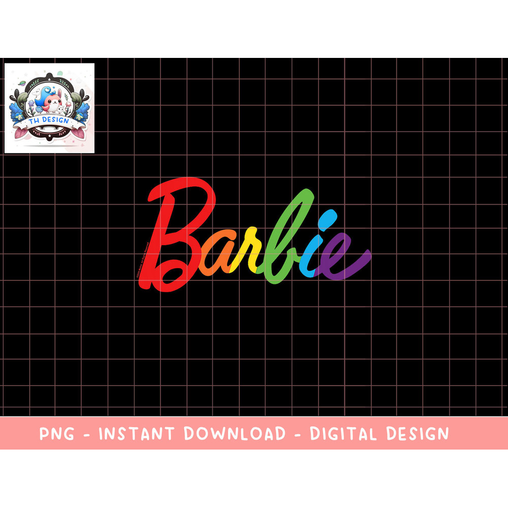 Barbie Rainbow Logo png, sublimation copy.jpg