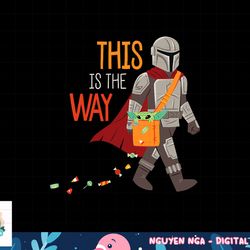 star wars the mandalorian grogu this is the way halloween png, sublimation copy