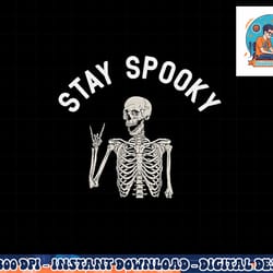 stay-spooky skeleton pocket funny skelton halloween costume png, sublimation copy