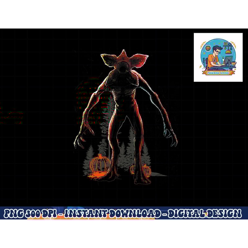 Stranger Things Halloween Demogorgon Sighting png, sublimation copy.jpg