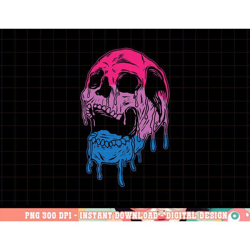 Subtle Bisexual Skull Bi Pride Flag Bisexuality png, sublimation copy.jpg