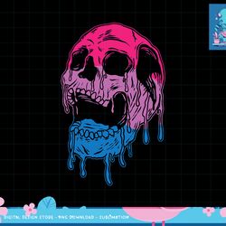 subtle bisexual skull bi pride flag bisexuality png, sublimation copy
