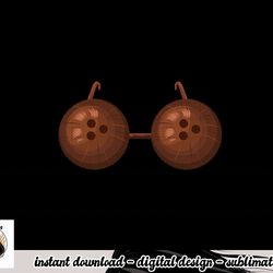 summer coconut bra halloween costume png, sublimation copy