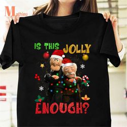 Is This Jolly Enough Muppets Christmas Light Vintage T-Shirt, The Muppets Shirt, Christmas Gift, Comedy Film Shirt