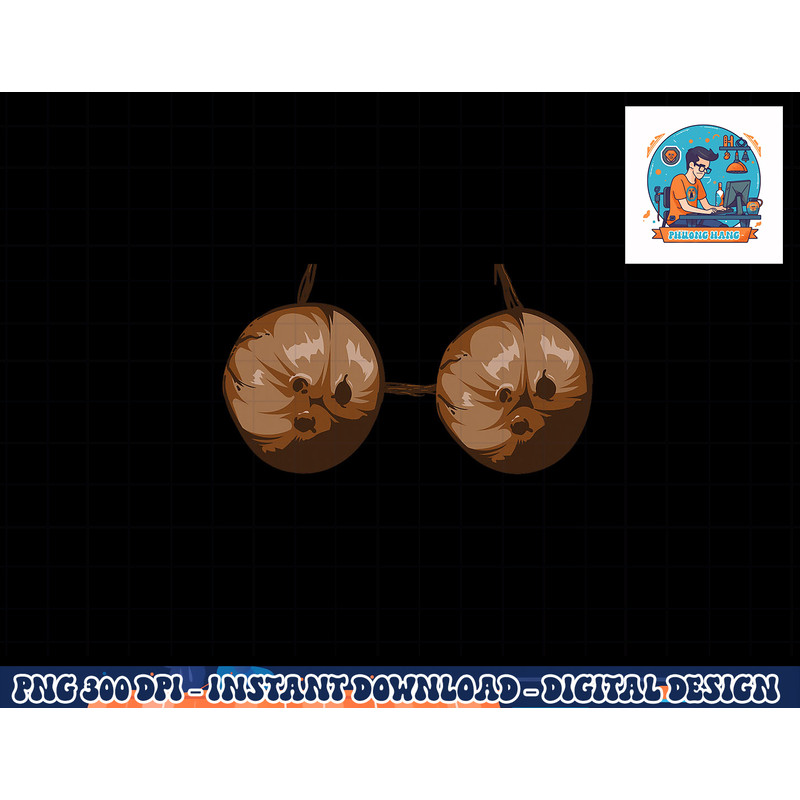 Summer Coconut Bra Halloween Costume Shirt Funny Outfit Gift png, sublimation copy.jpg