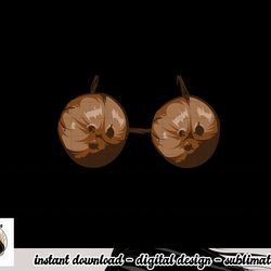 summer coconut bra halloween costume shirt funny outfit gift png, sublimation copy