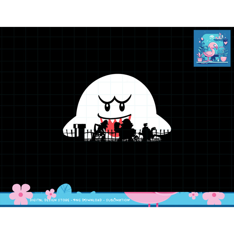 Super Mario Boo Trick Or Treat Halloween Silhouette png, sublimation copy.jpg