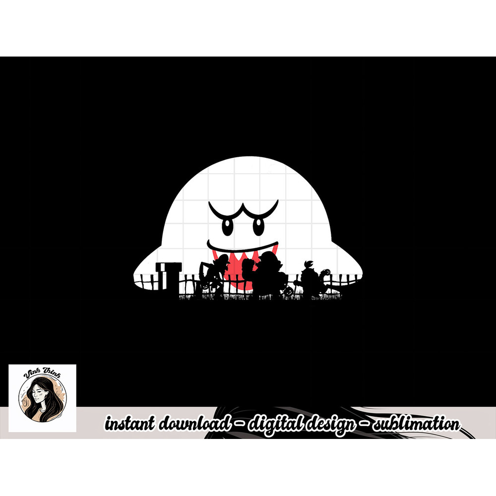 Super Mario Boo Trick Or Treat Halloween Silhouette png, sublimation copy.jpg