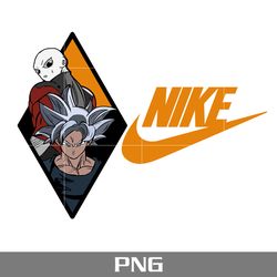 goku and jiren nike png, nike logo png, drangon ball nike png, fashion brands png digital file