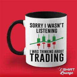funny stock market coffee mug, day trader mug gift, stock trader present, stock broker cup, stock exchange, investor, fe