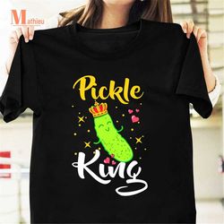 Pickle King Vintage T-Shirt, Pickle Shirt, Pickle Shirt, Vegan Shirt, Pickles Gifts