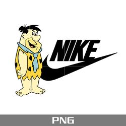 fred flintstone nike png, nike logo png, fred flintstone png, fashion brands png digital file