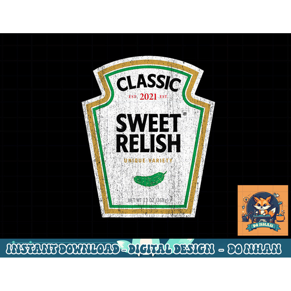 Sweet Relish DIY Halloween Shirt Condiment Green Pickle png, sublimation copy.jpg