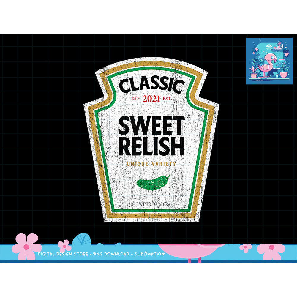 Sweet Relish DIY Halloween Shirt Condiment Green Pickle png, sublimation copy.jpg