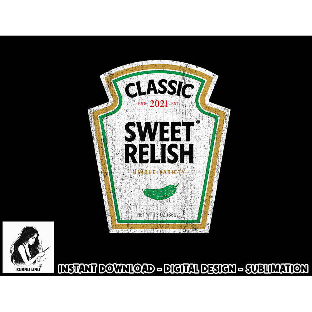 Sweet Relish DIY Halloween Shirt Condiment Green Pickle png, sublimation copy.jpg