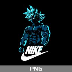 goku x nike png, son goku png, nike logo png, anime nike png digital file