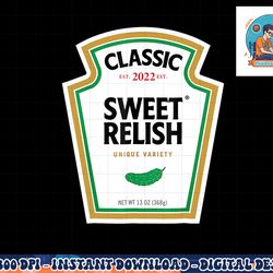 sweet relish diy halloween tshirt condiment green pickle png, sublimation copy