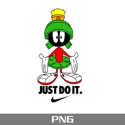 marvin the martian nike png, marvin the martian swoosh png, nike logo png, marvin the martian png digital file