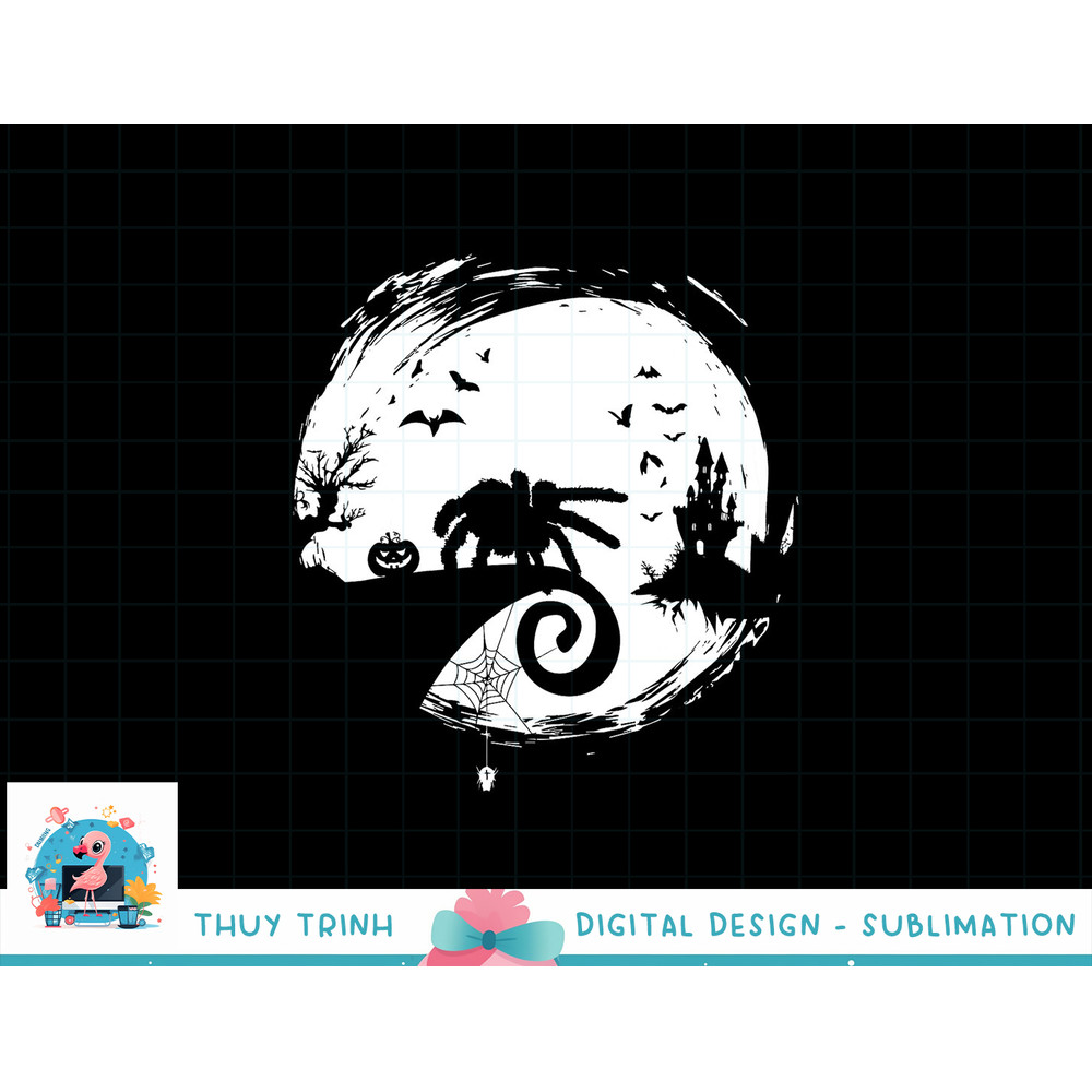 Tarantula Halloween Costume Moon Silhouette Creepy png, sublimation copy.jpg